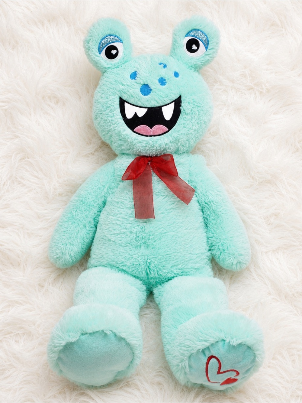 Vintage Jumbo Plush Monster Stuffed Animal Way to Celebrate PROMO ~ Super Soft‎